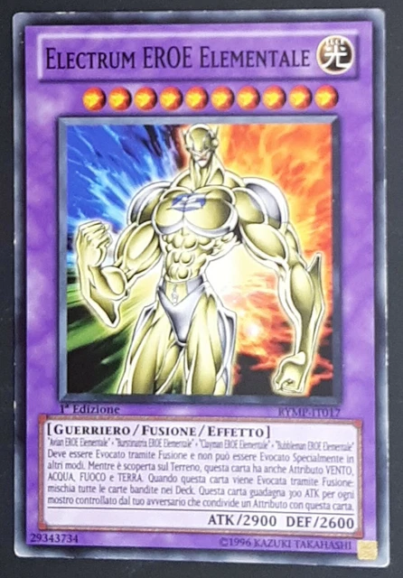 ELECTRUM EROE ELEMENTALE Comune in italiano (EXC) RYMP-IT017 YUGIOH EUR ...