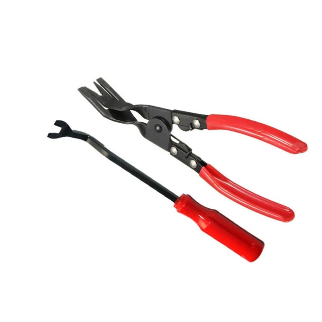 2pcs Car Headlight Repair Installation Tool Door Panel Trim Clip Removal Pliers