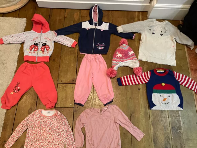 2-3 Years Old Toddler Girls Clothes Bundle,hoodie & jogger set,9 items,boden,H&M