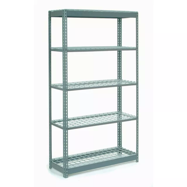 Global Industrial Heavy Duty Shelving 48"W x 24"D x 84"H With 5 Shelves Wire