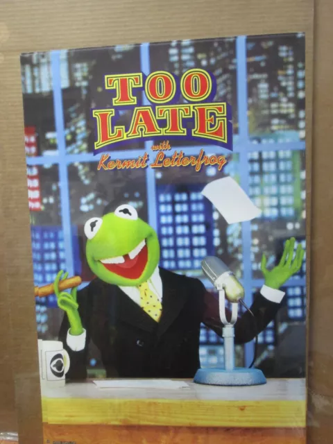 Too late Kermit Letterfrog Jim Hensons muppets 1980's Poster 14566