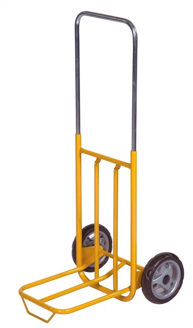 Carrello porta bagagli Giallo	500 x 420 x 1000 carico 50Kg Kongamek