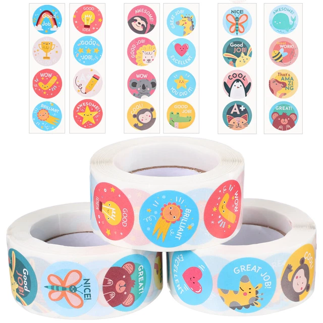 Gatti Stickers Roll Set – 500 Adesivi Di Gatti Meme, Facce Buffe E Uniche, Per Laptop, Cellulare, Acquario, Regalo Per Amanti Dei Gatti