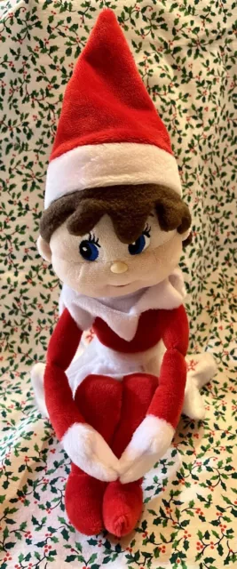 17" Elf on The Shelf: Plushee Pal Blue Eyed Girl Doll (Light )Plush New No Tags