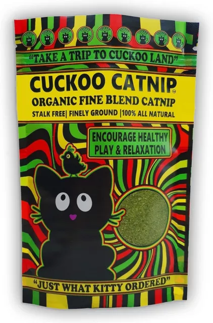 Cuckoo Catnip - Organic Fine Blend Stalk Free 100% Natural 50g