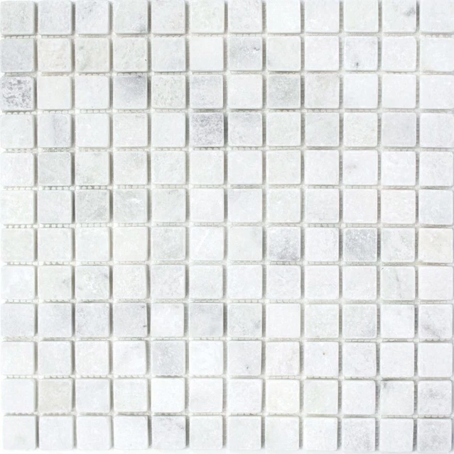 1 plaque mosaïque mur Ice tendance gris argent 29.7 x 29.7 cm ARTENS