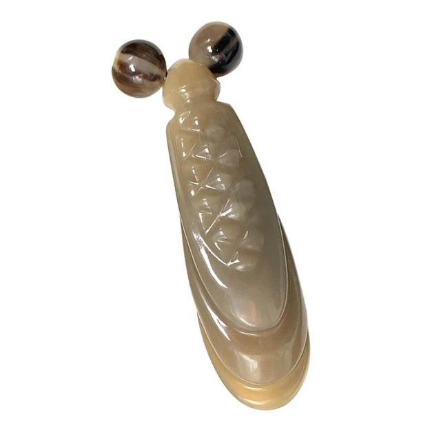 1 pieza Herramienta Masaje Cuerno de Buey Natural Rueda Creativa Masaje de Belleza