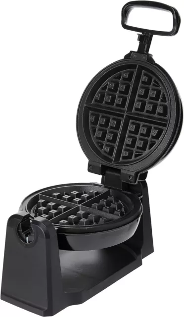 Quest 35969 Rotating Belgian Waffle Maker / Non Stick Plates / Temperature