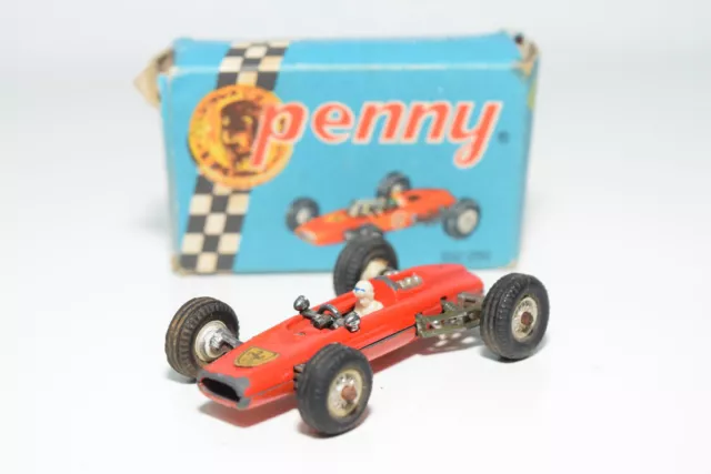 Politoys Penny 4 Ferrari F1 Racing Car Excellent Boxed