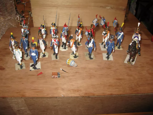 figurines Historex soldats Napoléon infanterie garde impériale empire plastique