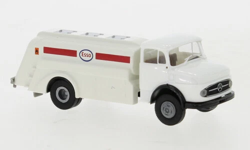Brekina 81111 Camion Citerne Mercedes LS 1620 Esso – Miniature Neuve 1/87