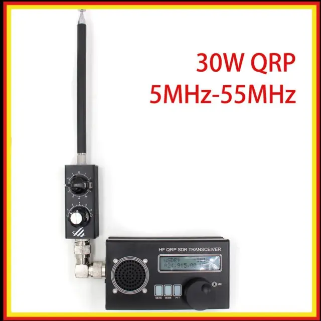Antenna 5 MHz-55 MHz HF banda completa 20 W antenna QRP FM antenna a onde corte per UHF VHF