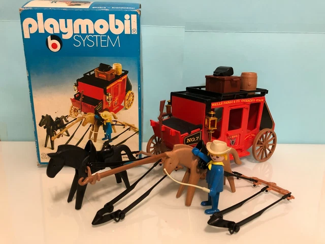 PLAYMOBIL WESTERN DILIGENCIA del Oeste stagecoach Wells Fargo CO