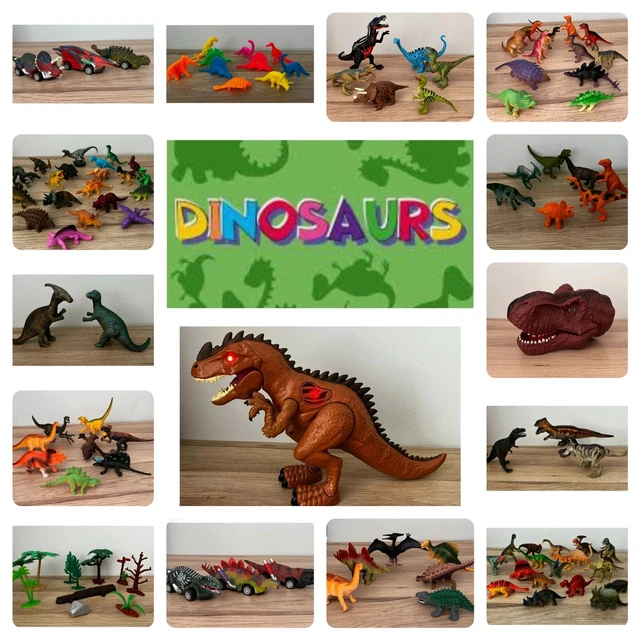 LOT DE 17 dinosaures en plastique EUR 10,00 - FR