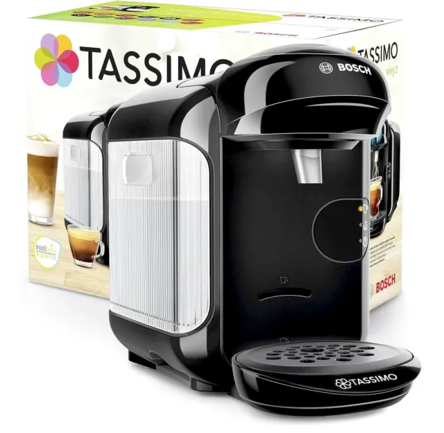 Bosch TAS1402 Vivy2 XS Slim Tassimo Kapsel Kaffeemaschine 1300W 0,7L Schwarz 2