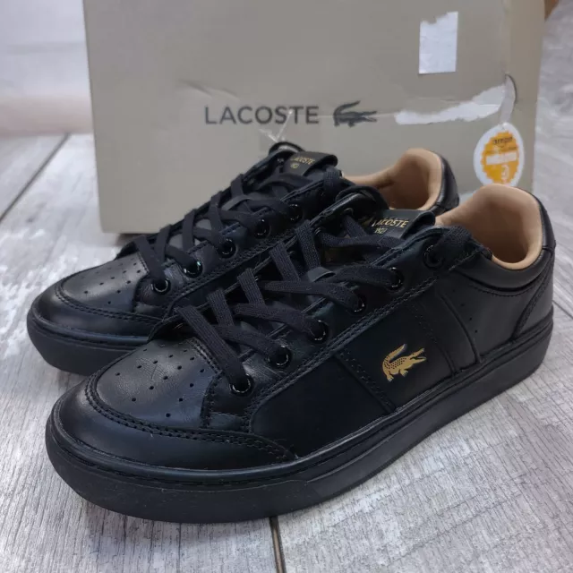 Basket sales lacoste noir