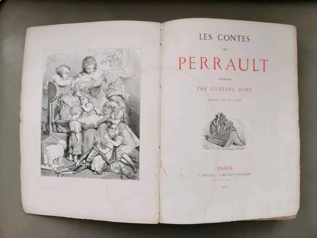 GRAVURES 1866:SAINTE BIBLE: la nativité, dessin de Gustave Doré EUR 14