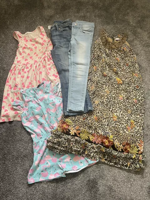 Girls River Island, Next And More Clothing Bundle Age 7-8 Free Post Lots Listed
