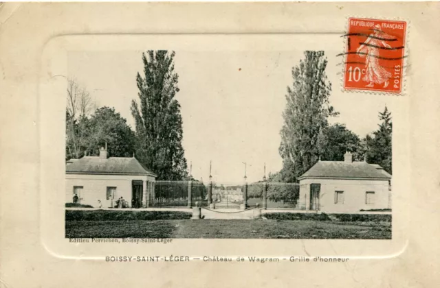 Carte BOISSY SAINT LEGER Château de Wagram Grille d'Honneur