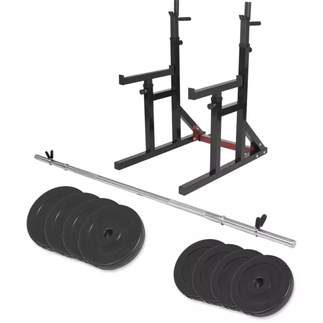 GORILLA SPORTS® Hantelablage Squat Rack Langhantelständer Langhantelablage