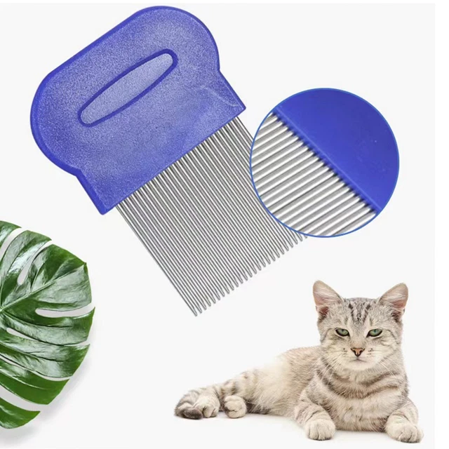 Nit Lice Eggs Removal Comb Ultra Fine Metal Teeth Clean Head Hair Pet Fur Flea 2