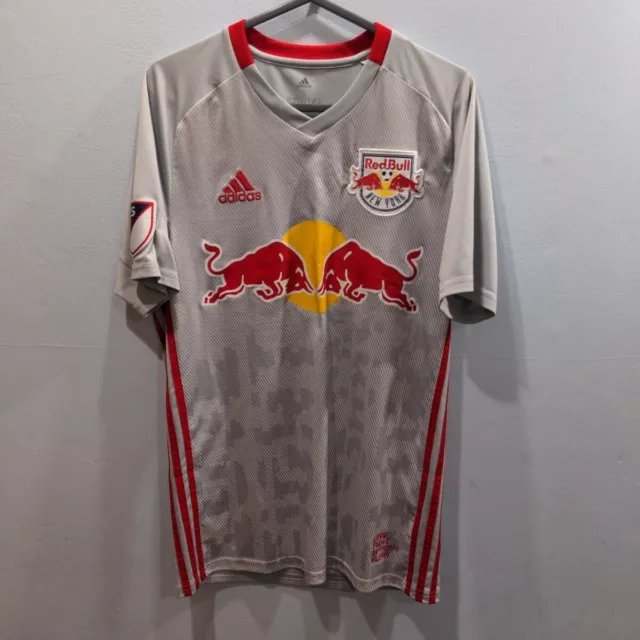 Adidas New York Red Bulls home Football Shirt 2020 Soccer MLS Mens Small
