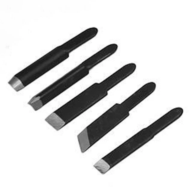 Juego de 5 cuchillas profesionales para tallar madera para máquina herramienta eléctrica cincel para carpintería