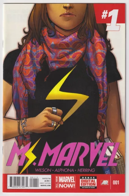 MS. MARVEL #1 | Vol. 3 | 1st Print | 2nd full Kamala Khan app. | 2014 | VF/NM