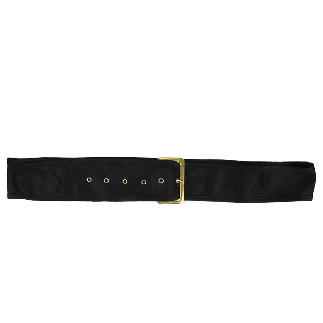 Northlight Black Gold Santa Claus Men's Christmas Belt Costume Accessory