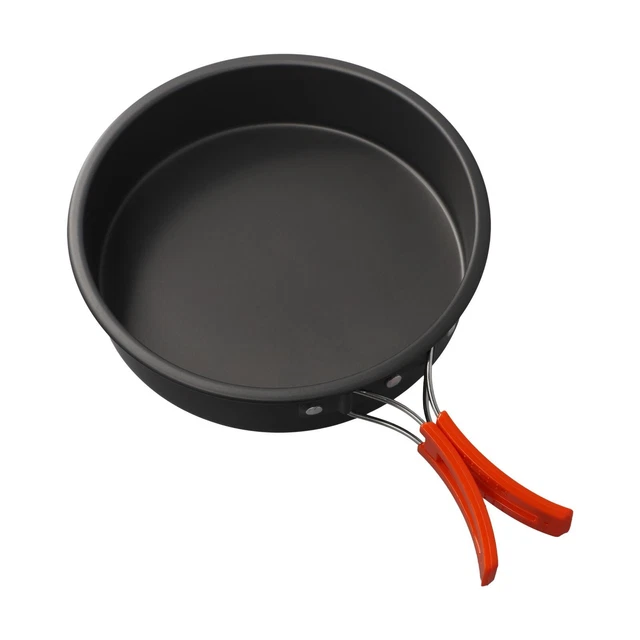 Padella Da Campeggio Gdfnmogo - Leggera, Antiaderente, Manico Pieghevole, Per Outdoor - Foto 1