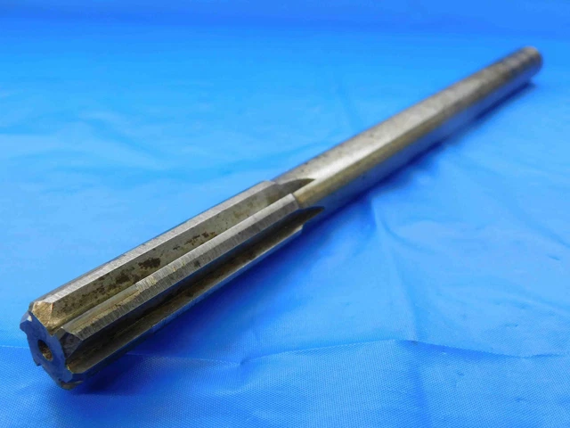 0.6245 Od Hss Carbide Tipped Reamer 6 Fl .6245 5/8 .6250 -.0005 Undersize