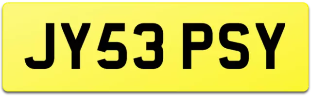 Gypsy Traveller Van Car Number Plate Jy53 Psy Jipsy Gipsy Caravan Wagon Trailer