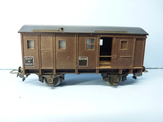 Train echelle O HORNBY wagon tombereau guérite