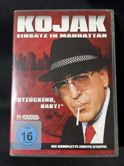 Kojak Einsatz In Manhattan Die Komplette Staffel 2 (5 DVD Box) Zustand Gut @A07