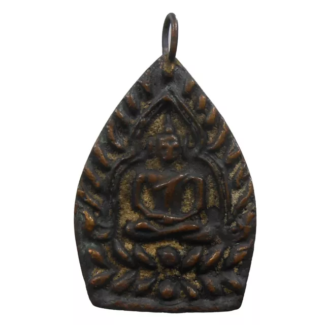 TOP REAL CERTIFICATE 1st AWARD LP BOON OLD THAI AMULET PENDANT RICH MONEY