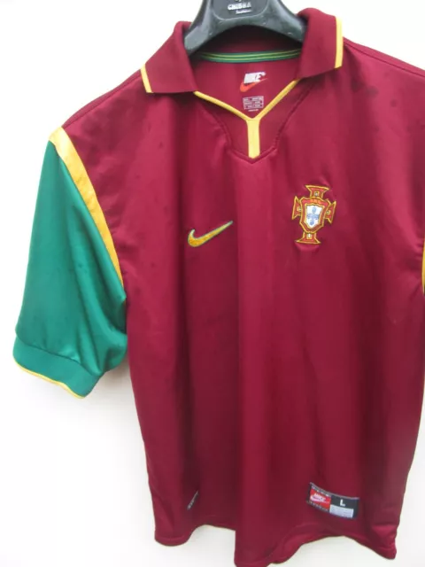 Maglia Shirt Camiseta Calcio Portogallo Vintage Rui Costa 10 Portugal Tg L 2