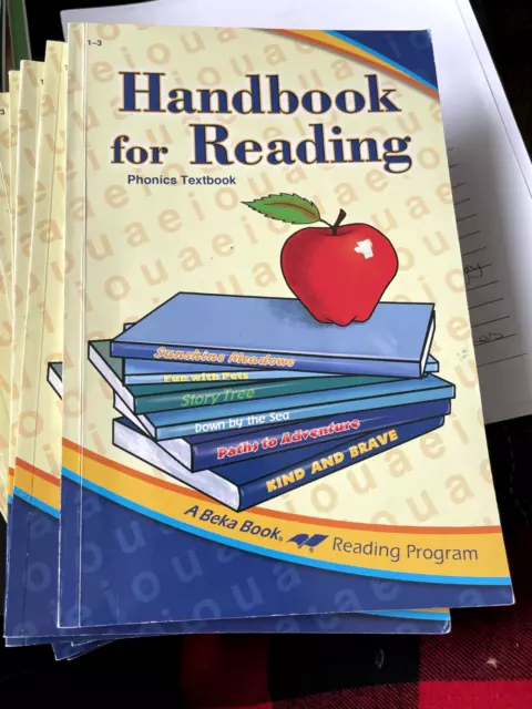Abeka HANDBOOK FOR READING Reading program PHONICS TEXTBOOK grade 1 3rd edition