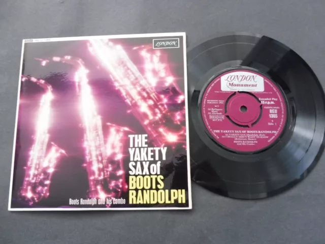 Boots Randolph And His Combo - The Yakety Sax Of..  1963 UK EP LONDON