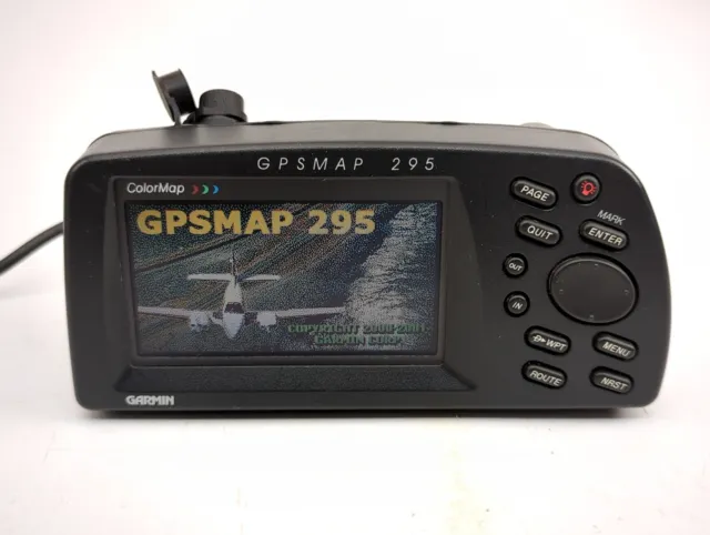 Garmin GPSMAP 295 010-00200-00 ColorMap Marine Aviation GPS with Auto Routing