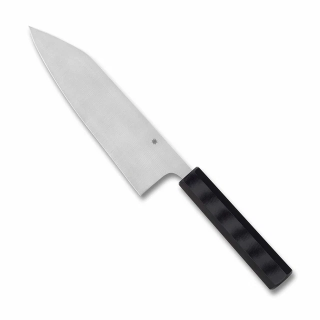Spyderco K18GP Bunka Bocho 12.63-In Murray Carter Kitchen Knife - PlainEdge