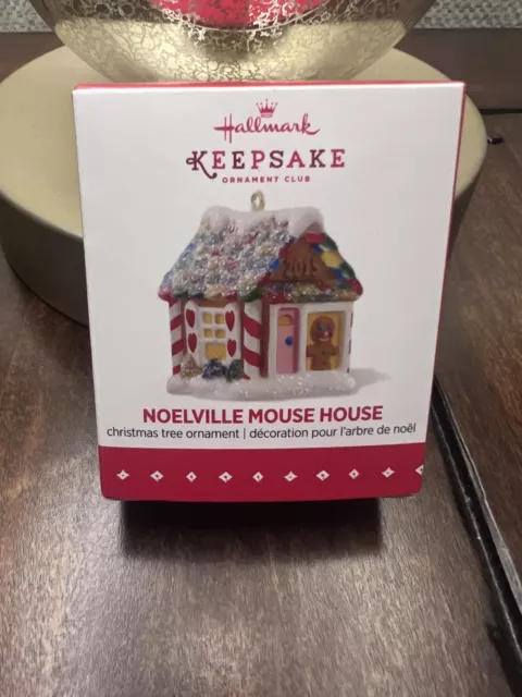 2015 Hallmark Keepsake Miniature ~ Noelville Mouse House ~ KOC Exclusive ~ BNIB