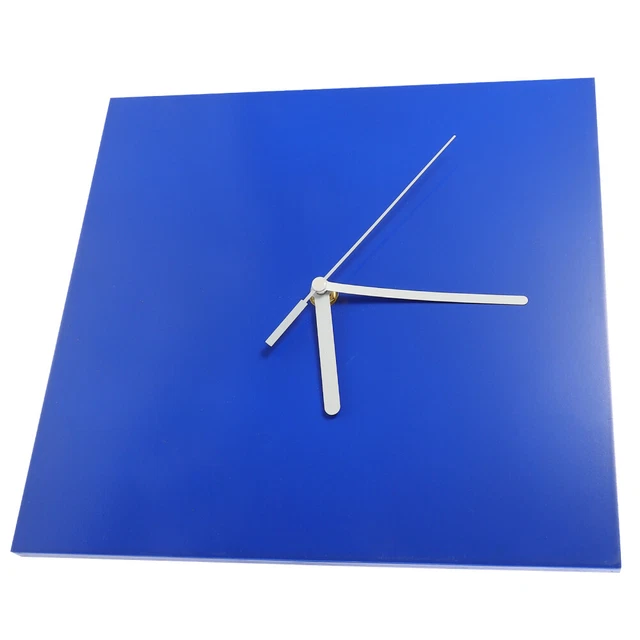 Clock Basswood Wall Decoration for Classroom Battery Operated
