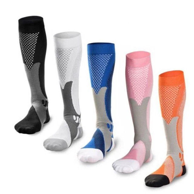 Protège-mollets De Compression Zone0 – Course/Vélo – Noir/Rouge – Taille XL