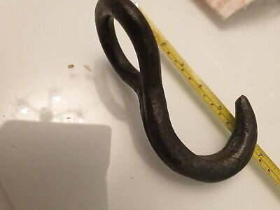 Antique Wrought Iron Beam /Butchers Hook ? Hand Forged