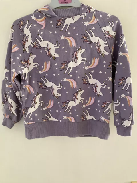 Girls next unicorn hoody Jumper   Age 7 Years