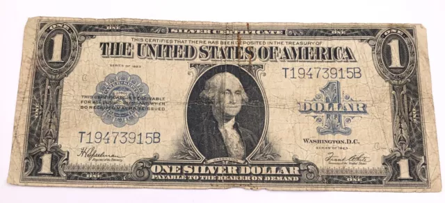 Fr. 237 Series 1923 $1 Silver Certificate, Speelman-White signatures