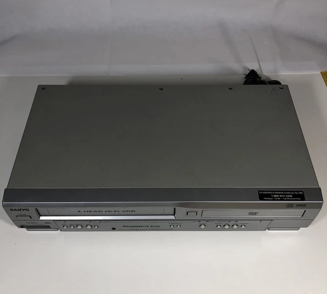 SANYO DVW7200 DVD VCR Combo Player VHS Player Recorder HiFi Stereo EUR
