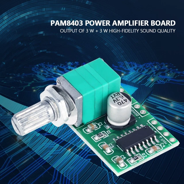 4X PAM8403 MINI DC 5V Digital Audio Amplifier Power Amp Module Board W ...