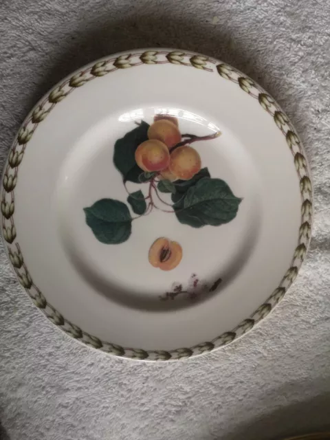 hookers fruit. queens royal horticultural society side plate. peach