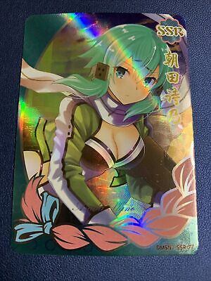 Shino Asada Sword Art Goddess Story Anime Swimsuit Waifu Card Girl Foil Doujin